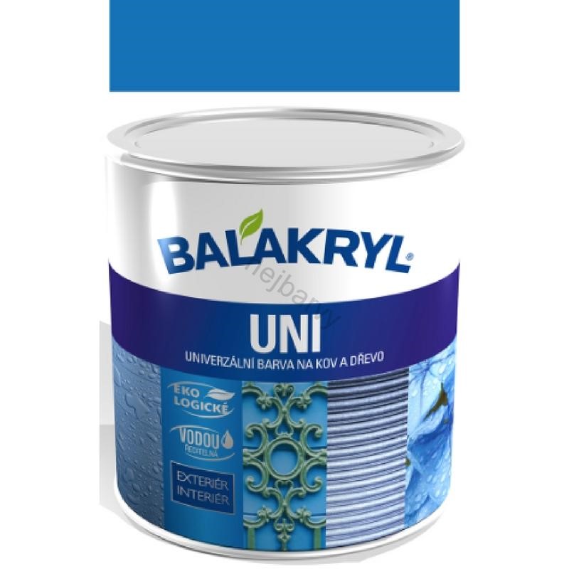 Balakryl Drvo&Metal Aqua 0,75L Plava mat-0