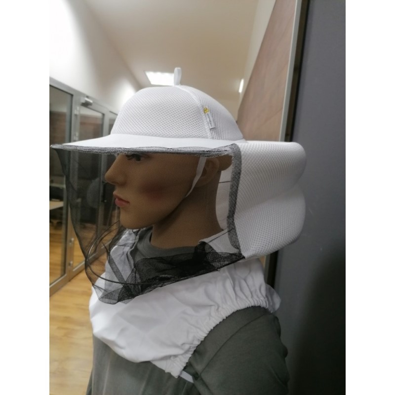 Pčelarski šešir specijal 3D ventilirajući - BIJELI-0