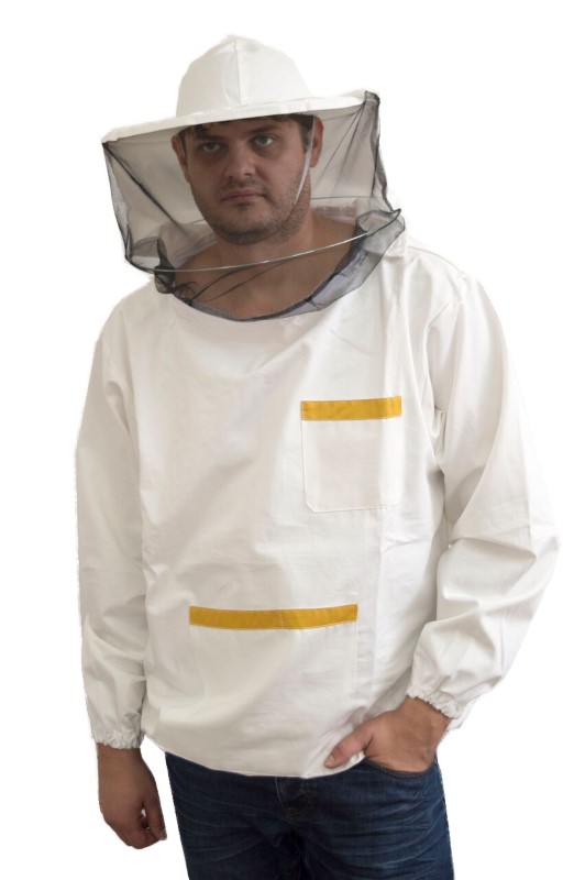 Pčelarska bluza od kepera BIJELA vel. S-0