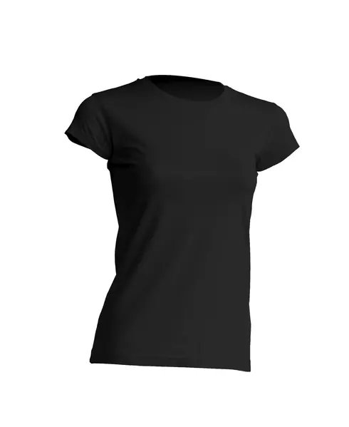 Ženska T-shirt majica kratki rukav crna, 150gr, vel. L-0