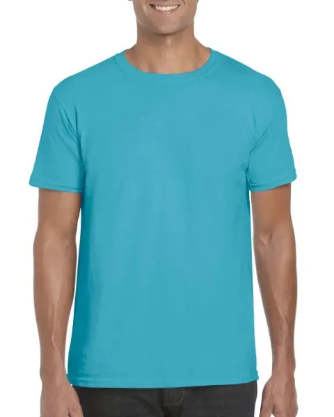 Muška T-shirt majica kratki rukav Gildan gi6400 tropical blue vel. L-0