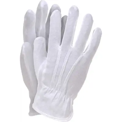Pamučne rukavice bijele RWKB LUX
