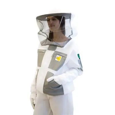 Pčelarska jakna ventilirajuća 3D premium specijal - BIJELA